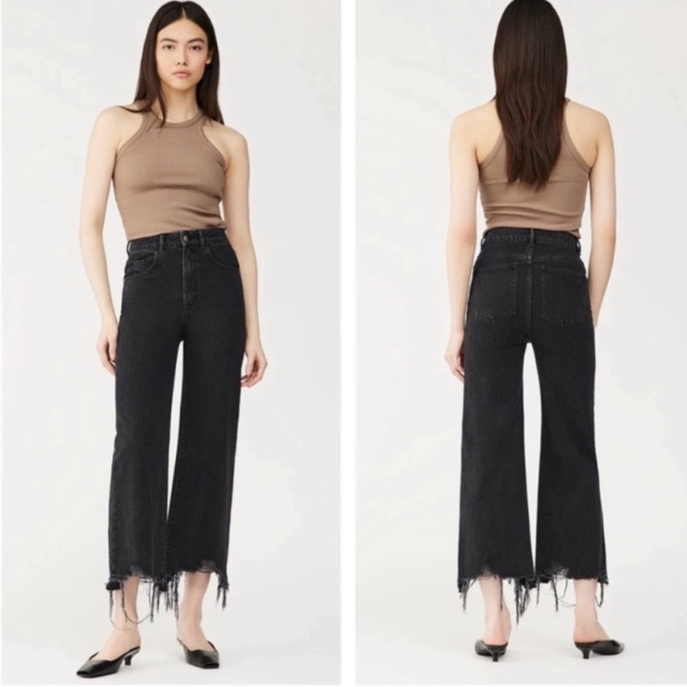 DL1961 Hepburn Wide Leg High Rise Jeans